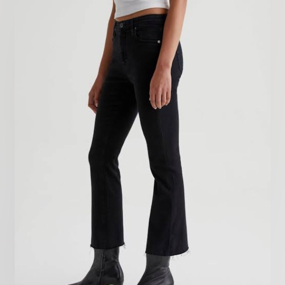 AG Farrah boot crop high rise